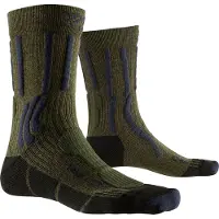 X-socks Wandelsok Men Trek X CTN Green Blue-Schoenmaat 35 - 38