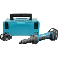 Makita DGD800RMJ 18V Li-Ion Accu Rechte Slijper Set (2x 4.0Ah Accu) In Mbox - 6mm