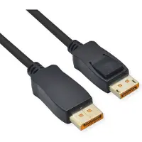 Roline DisplayPort-kabel, v2.1, 10K, DP M - M, zwart, 2 m