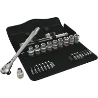 Wera 5004078001 8100 SC 8 Zyklop Metal Doppenset Met Omschakelpal - 1/2"