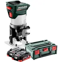 Metabo FMV 18 LTX BL 8 Accu Kantenfrees | 2 x LiHD 4.0 Ah | ASC 55 - 601742800
