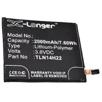 123accu Wiko TLN14H22 accu (2000 mAh, huismerk)