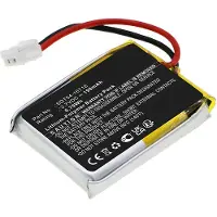 123accu SportDog SDT54-16718 / DESAY 552025 accu (3.7 V, 190 mAh, huismerk)