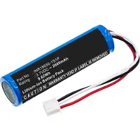 123accu Theradome INR18650-1S1P accu (2.7 V, 2600 mAh, huismerk)