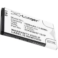 123accu Bea-fon ICP4/38/57 1S1P accu (1050 mAh, huismerk)