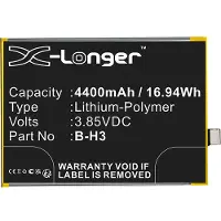 123accu VIVO B-H3 accu (3.85 V, 4400 mAh, huismerk)