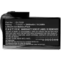 123accu Glovii GLI7426 accu (7.4 V, 2600 mAh, huismerk)