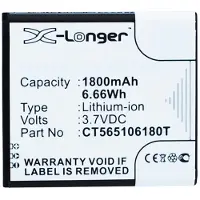 123accu Blu CT565106180T accu (1800 mAh, huismerk)