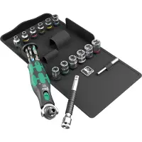 Wera 8009 05004284001 Dopsleutelset 1/4 (6.3 mm) 27-delig