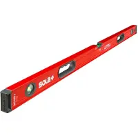 Sola Alu waterpas BIG RED 3/200, 200cm 3 libellen 0,50mm/m 2 handgrepen - 01219701