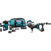 Makita DLX7031TX1 LXT 18V 7-Delige Combiset voor Schroeven Boren Slijpen & Zagen + Multitool (gereedschapset)