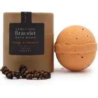 AW Tijgeroog Edelsteen Armband - Badbom Giftset - Wellness & Energie in Één Cadeau