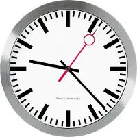 0 0 Stationsklok 'cirkelwijzer', radiografische klok