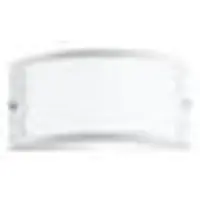 In.tec® Wandlamp buiten Austin, dimbaar, wit / opaal, Aluminium, Modern, Wandlamp buiten