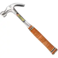 Estwing E20C Curved Claw Hammer EWEE20C Stacked Leather Grip, klauwhamer 567 gram