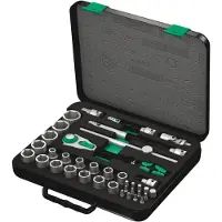 Wera setsleutels, set van 37 stuks, 10-32 mm, 1/2 inch, , 6-kant/Phillips/Pozidriv