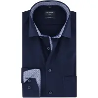 Olymp modern fit overhemd navy