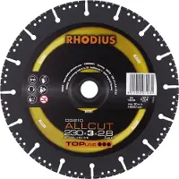 Rhodius 303391 TOPline Lll DG210 Allcut Diamantdoorslijpschijf - 230 X 22,23 X 3mm - Universeel
