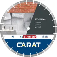 Carat diamantzaag universeel ø400x25,40mm, ce starter