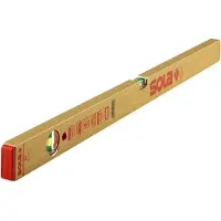 Sola Waterpas - - 200 cm - Geanodiseerd aluminium - Goud - Horizontale en verticale vaten - Tolerantie 0,50 mm/m