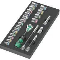 Wera 05150111001 9721 23-delige 8000 B Zyklop Set In Schuimstof Inleg - 3/8"