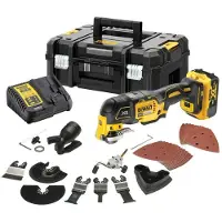 DeWalt DCS356P2 Accu multitool + accessoires 18V XR 5.0Ah in TSTAK