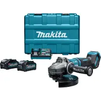 Makita GA038GM203 XGT 40V Max Li-Ion Accu Haakse Slijper Set (2x 4,0Ah) In Koffer - 230mm - Koolborstelloos