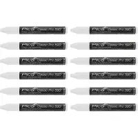 PICA 590/52 Markeerkrijt PRO | 12x120mm | Wit | 12 stuks - PI59052