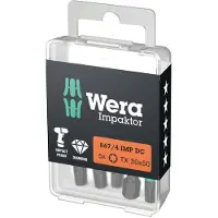 Wera 05057666001 Torx-bit Aandrijving: 1/4 (6,3 mm) Uitvoering: Torx TX 30 50 mm