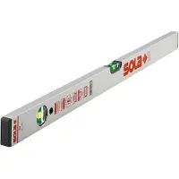 Sola Alu blokwaterpas AV50, 50cm 2 libellen 0,50mm/m zilver - 01110701 - 01110701