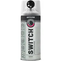 Rust-Oleum Switch Spuitlak - Zijdeglans Zilvergrijs - 0,4L