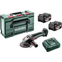 Metabo WB 18 LT BL 11-125 613054650 Haakse accuslijper 125 mm 18 V 5.2 Ah
