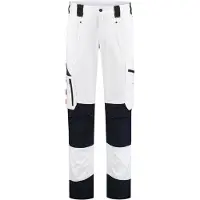Workman 9004 STRETCH Worker P2S Werkbroek - Wit / Navy - Maat 58 (42/34)
