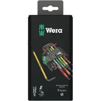 Wera 967/9 Tx Bo Sb Stiftsleutelset Blacklaser
