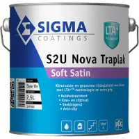 Sigma S2U Nova Traplak Soft Satin - Op Kleur Gemengd - 2,5L - Lak