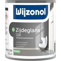 Wijzonol Zijdeglanslak Terpentineverdunbaar | Lakverf Binnen 250 ML - Wit