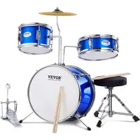Vevor 3-delige drumset met verstelbaar pedaal