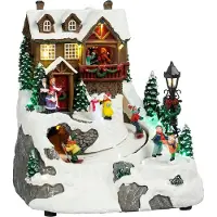 Luville Ski scenery battery operated l24xb23,5xh24,5 cm