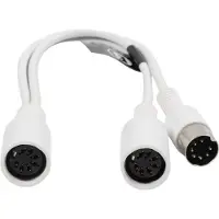 BOSSCOM DIN 7-pins AUX splitter voor B&O | wit | 0,20 meter