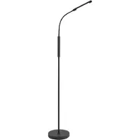 QAZQA Moderne vloerlamp zwart incl. LED 3-staps dimbaar oplaadbaar - Statler