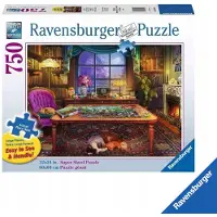 Ravensburger Puzzel 750 Stukken: Een Rustige Hobbykamer
