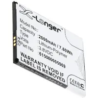 123accu Mobistel 615080005069 accu (2000 mAh, huismerk)