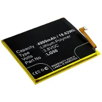 123accu Motorola LG50 accu (3.8 V, 4900 mAh, huismerk)