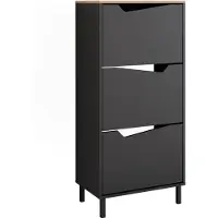 Vicco Marelle Schoenklaprek – 60 x 129.5 cm met 3 compartimenten Antraciet/Artisan