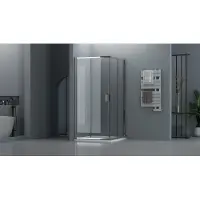 Adema Dawn Douchecabine - 90x90x185cm - vierkant - chroom