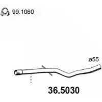 ASSO 36.5030 Voorpijp