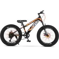 Velo Urban 22 Inch Kinder Mountainbike – 7-speed Shimano – Schijfremmen – Oranje & Zwart