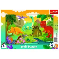 Trefl Dinosaurussen Legpuzzel - 15 stukjes - Vanaf 3 jaar