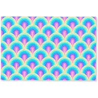 MuchoWow Deurmat 60x40 cm - Droogloopmat Regenbogen - Waaier - Vrolijk - Mat voor binnen - Schoonloopmat - Deurmatten met print - Inloopmat