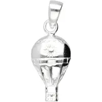 MOOYE ® - Collectie Zilveren Luchtballon met mand kettinghanger